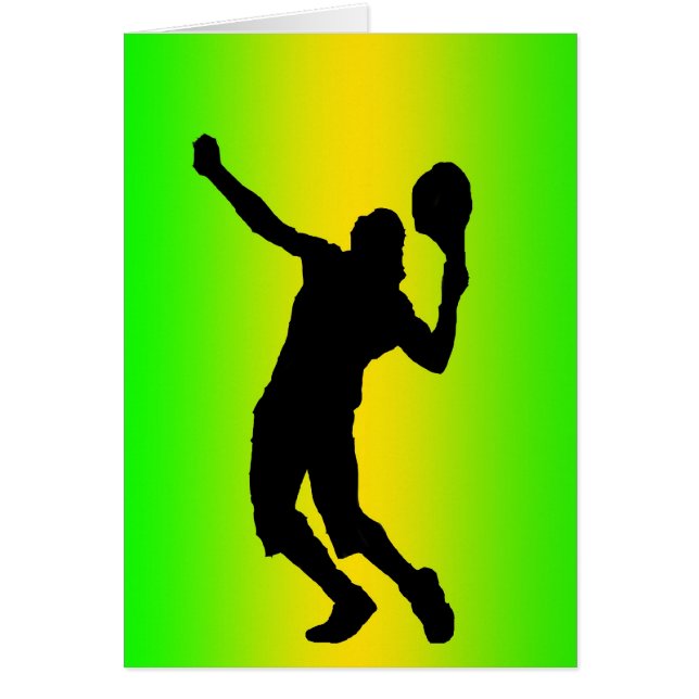 carte de service de vert de silhouette (Devant)