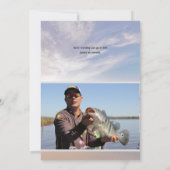 Carte de service funéraire commémoratif Ocean Beac (Dos)