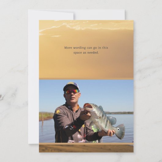 Carte de service funéraire commémoratif Ocean Beac (Dos)