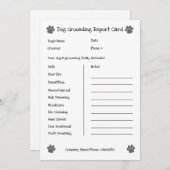 Carte de services de soins pour animaux de compagn (Devant / Derrière)