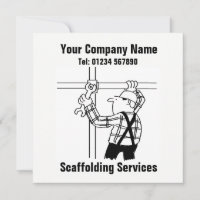 Carte de services d'échafaudage