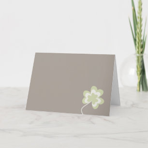 Carte de Shamrock de la fête Saint-Patrick