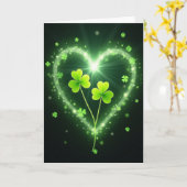 Carte de Shamrocks Lumineux (Fleur jaune)