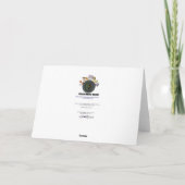 Carte de Siberian Husky Birthday (Dos)