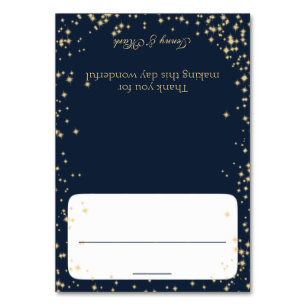 Carte de siège bleu Sparkle Navy