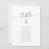 Carte de siège Boho Chic Silver Grey (Devant)