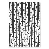 Carte de siège de bouleaux (Dos)