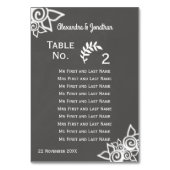 Carte de siège de style Chalk gris ardoise (Par défaut)