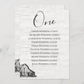 Carte de siège de table agricole (Devant / Derrière)