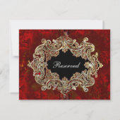 Carte de Siège de Table de Fête Ornée (Dos)