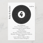 Carte de siège de table de suspension de disque en (Dos)