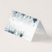 Carte de siège de table d'hôtes Rose en cascade (Front)