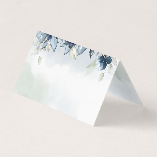 Carte de siège de table d'hôtes Rose en cascade (Back)