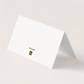 Carte de siège de table Masquerade (Back)