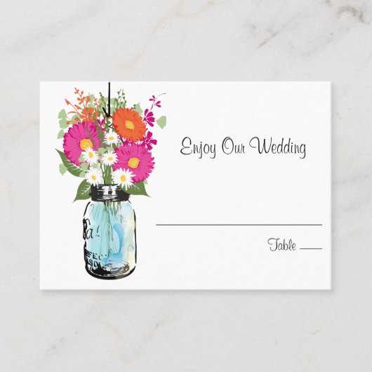 Carte de siège d'escorte Gerber Daisées & Mason Ja (Devant)