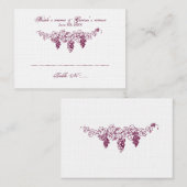 Carte de siège du client (Devant / Derrière)