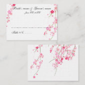 Carte de siège du client (Devant / Derrière)