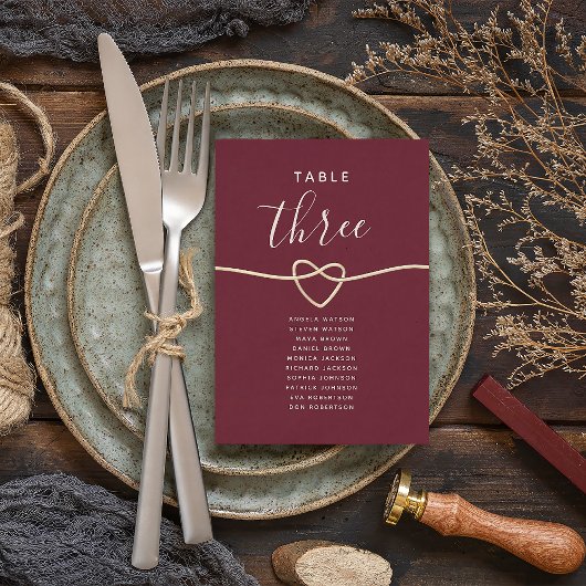 Carte de siège du Mariage de calligraphie de Bourg