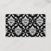 Carte de siège élégante Mariage damassé Table (Dos)