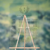 Carte de siège en fleur de cerisier à main simple (Neutre)