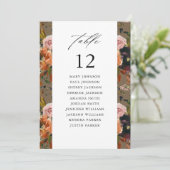 Carte de siège en or rustique, Tau violet (Debout devant)