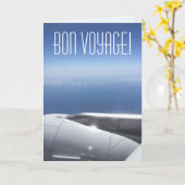 Carte de siège fenêtre d'envie de voyager de (Fleur jaune)