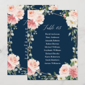 Carte de siège géométrique de la Marine Florale Ro (Devant / Derrière)