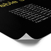 Carte de siège Mariage Art déco en or noir (Coin)