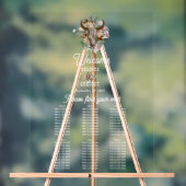 Carte de siège Mariage Boho Cow de l'Ouest (Neutre)