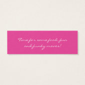 Carte de siège Mariage Orange Rose Hibiscus (Dos)