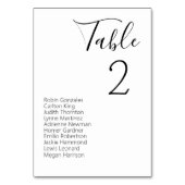 Carte de siège mariage Soignée Mariage Faveurs (Par défaut)