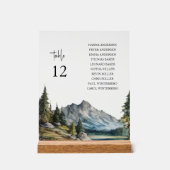 Carte de siège Mountain Lake Panneau supérieur de  (Recto)