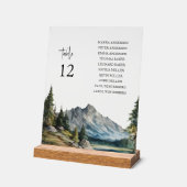 Carte de siège Mountain Lake Panneau supérieur de  (Angle)