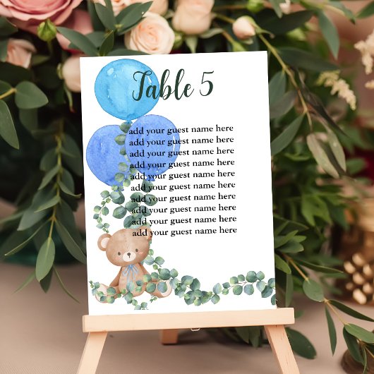 Carte de siège Oh Garçon On Peut Attendre