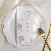 Carte de Siège Réservé pour la Mariée de Mariage V