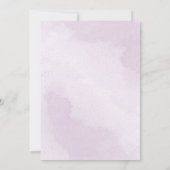 Carte de siège romantique violet blanc verdure (Dos)