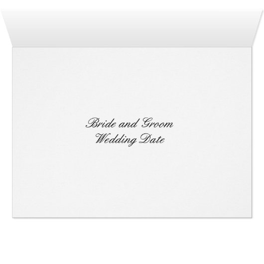 Carte de siège unique Blue Paint Hydrangea Table (Intérieur Horizontal (Bas))