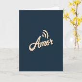 Carte de signal d'amour simple (Fleur jaune)