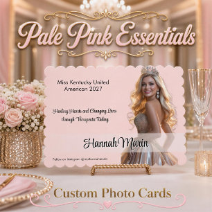 Carte de signature Couronne Rose Foncé pour Concou