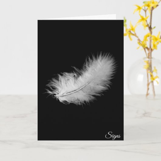 Carte de signes (Fleur jaune)