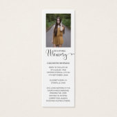 Carte de Signet commémoratif des funérailles (Devant)