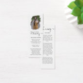 Carte de Signet commémoratif des funérailles (Bureau)