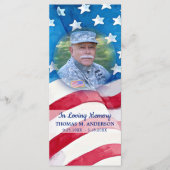 Carte de Signet pour les funérailles commémorative (Devant)