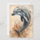 Carte de signification animale Dolphin Totem Spiri (Devant)