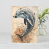 Carte de signification animale Dolphin Totem Spiri (Debout devant)