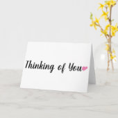 Carte de simple pensée pour vous (Fleur jaune)