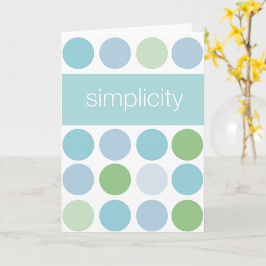 Carte de simplicité (Fleur jaune)