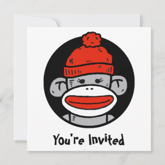 Carte de singe de réserve / Invitation