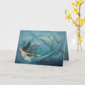 Carte de sirène (Fleur jaune)