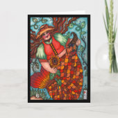 Carte de sirène de récolte d'automne (Devant)